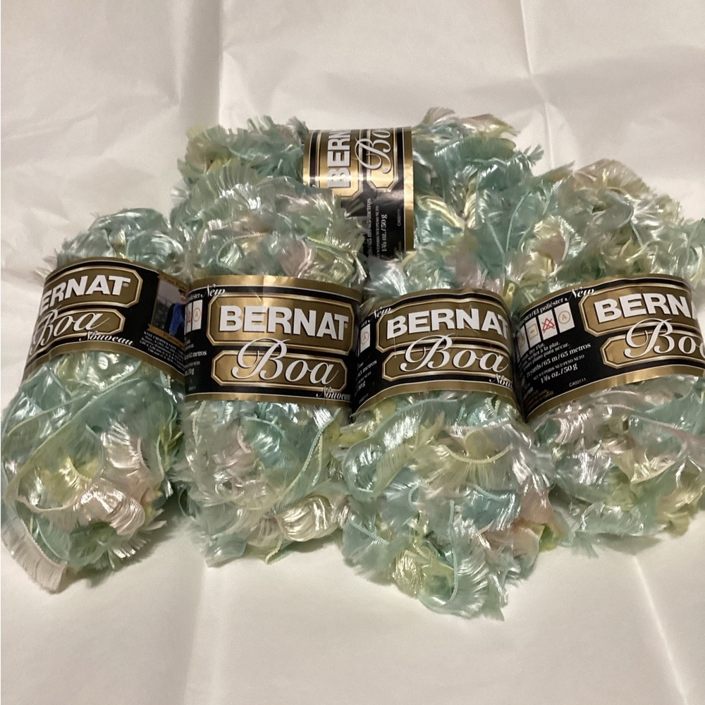 Bernat BOA Eyelash Yarn